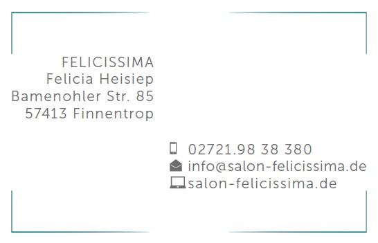 Felicissima Visitenkarte