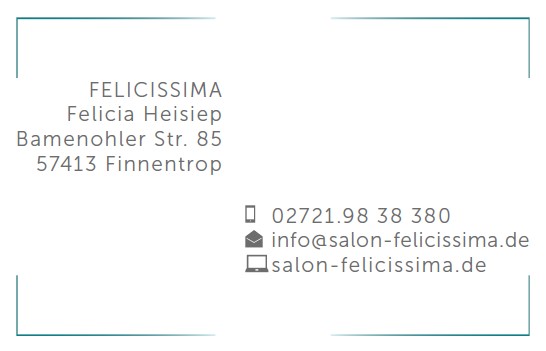 Felicissima Visitenkarte
