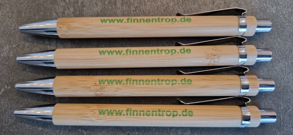 Lasergravur auf Holzbürsten