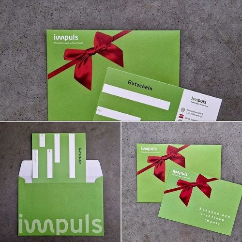 Mockup Collage Gutscheine & Umschläge impuls