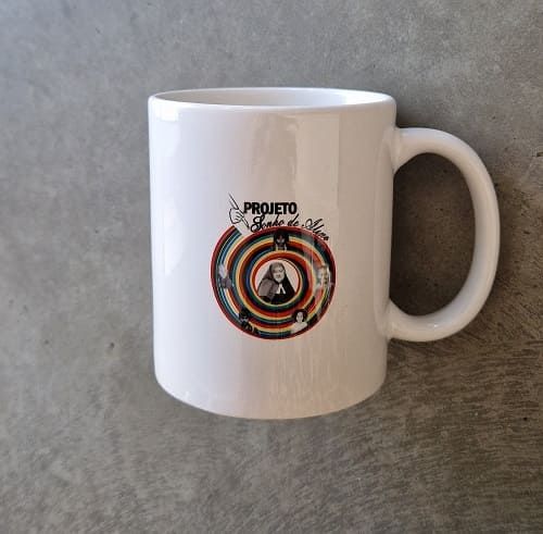 Bedruckte Tasse mit Logo "Sonho de Aline"