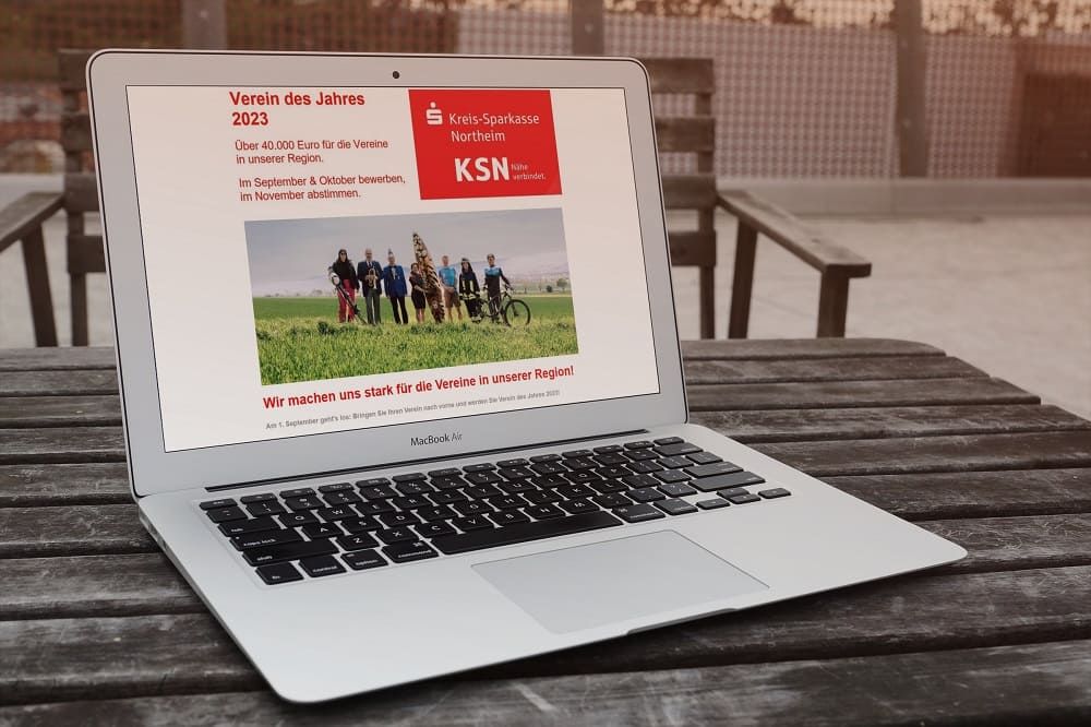 Mockup Verein des Jahres 2023 der Kreis-Sparkasse Northeim