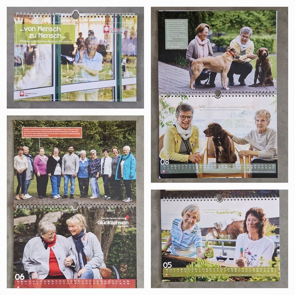 Collage Fotokalender Caritas Olpe 2024